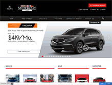 Tablet Screenshot of motorcarsacura.com
